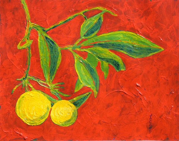 LEMONS ON ORANGE