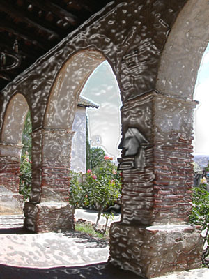 VIEW THRU ARCHES SAN MIGUEL